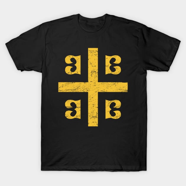 Byzantine Flag - Palaiologos Dynasty T-Shirt by MeatMan